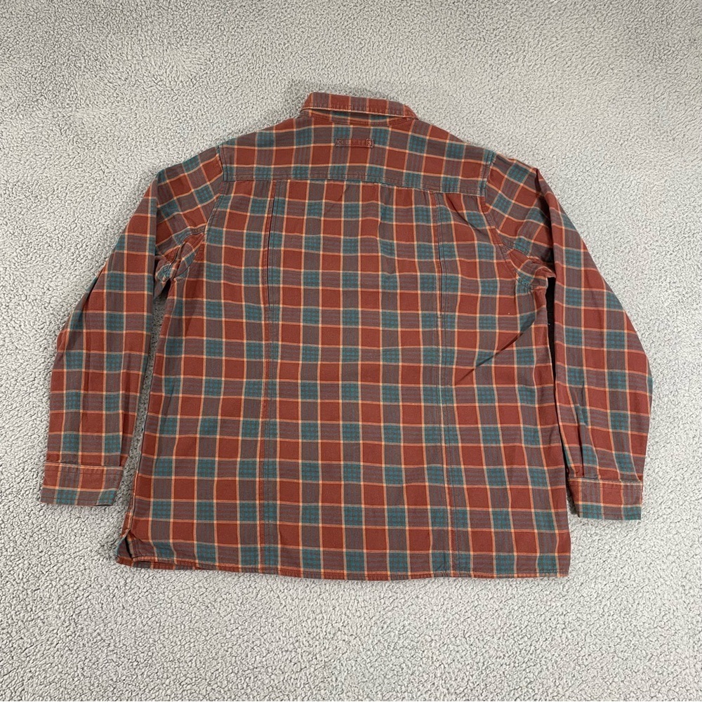 Duluth Trading Co Flannel Shirt Women XL Plaid Swingin' Pocket Button Front - Picture 5 of 9